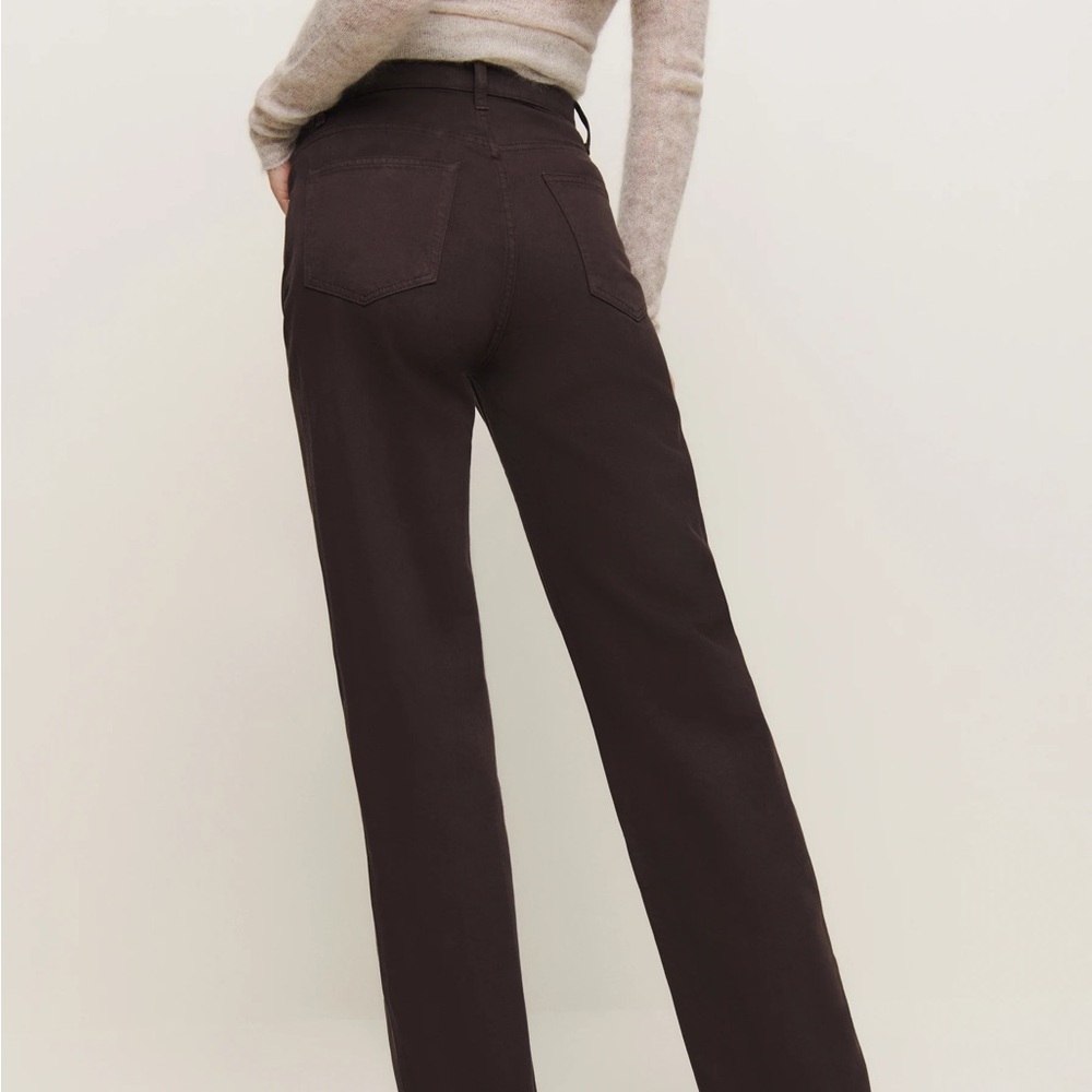 Reformation Val 90s Mid Rise Straight brown jeans - size 27